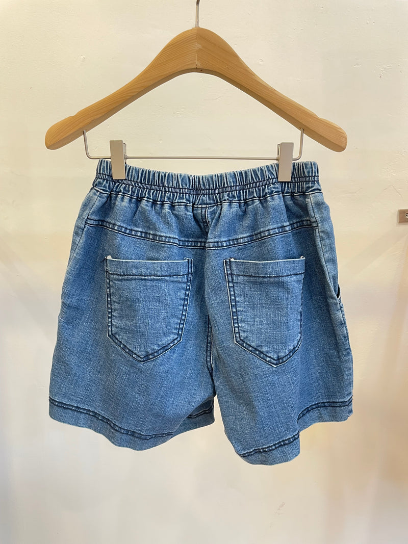 Stretchy Denim Shorts