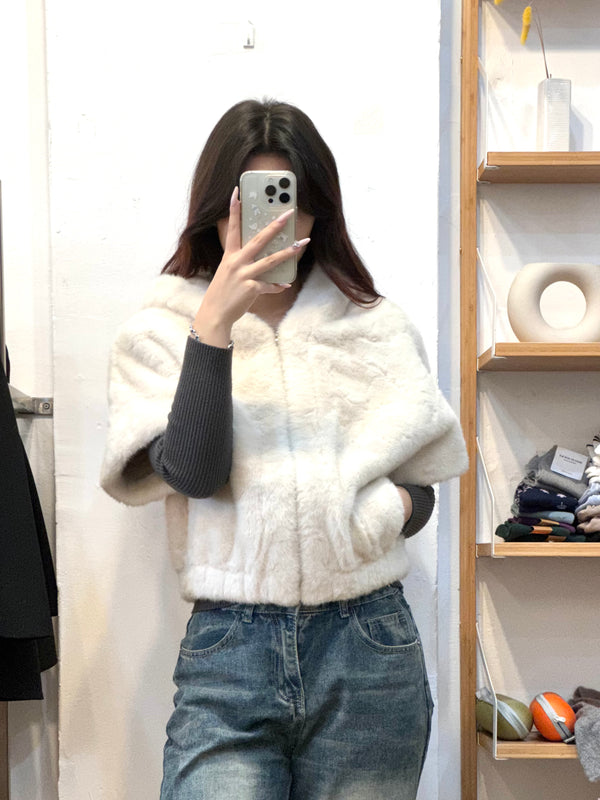 Winter Furry Zip-up Jacket