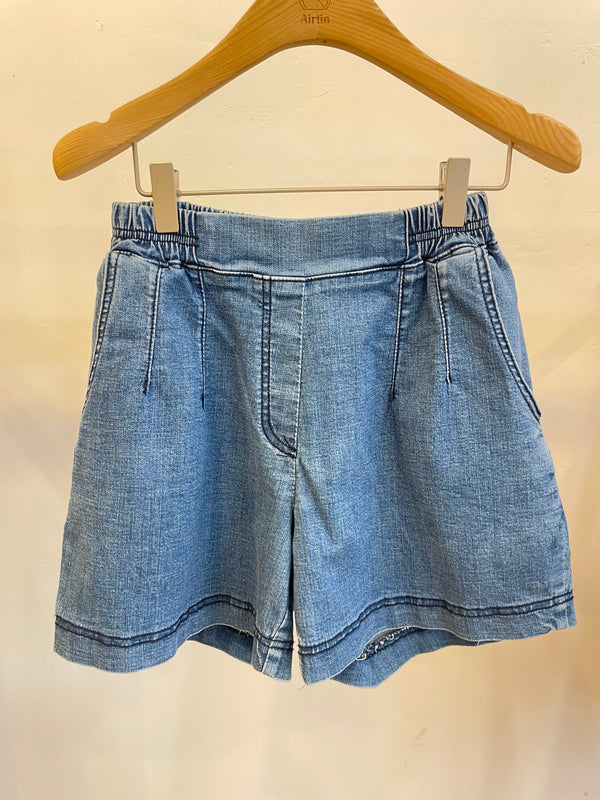 Stretchy Denim Shorts