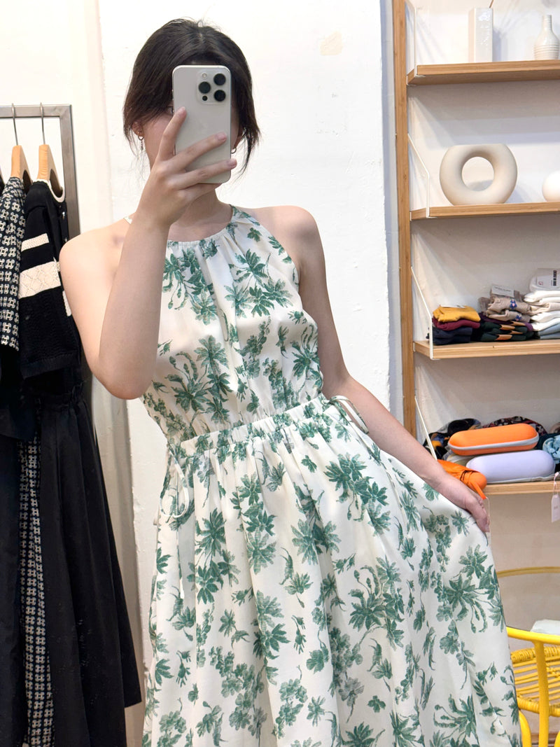 Summer Holiday Floral Sleeveless Dress