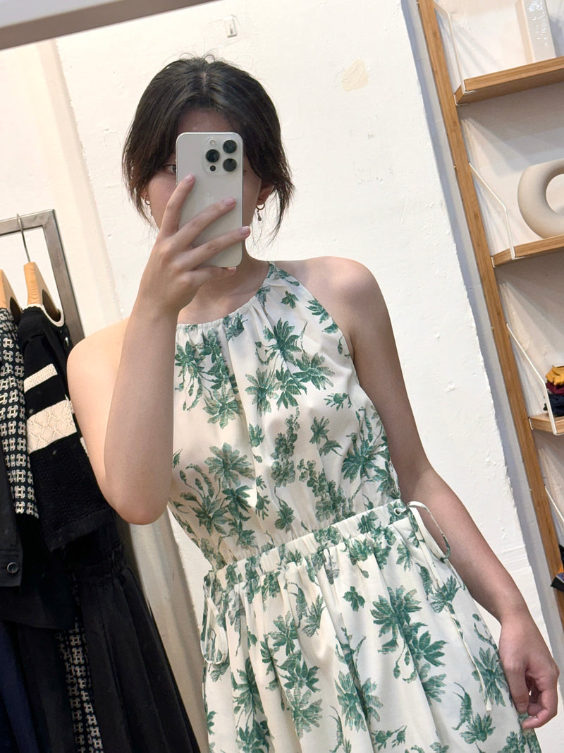 Summer Holiday Floral Sleeveless Dress