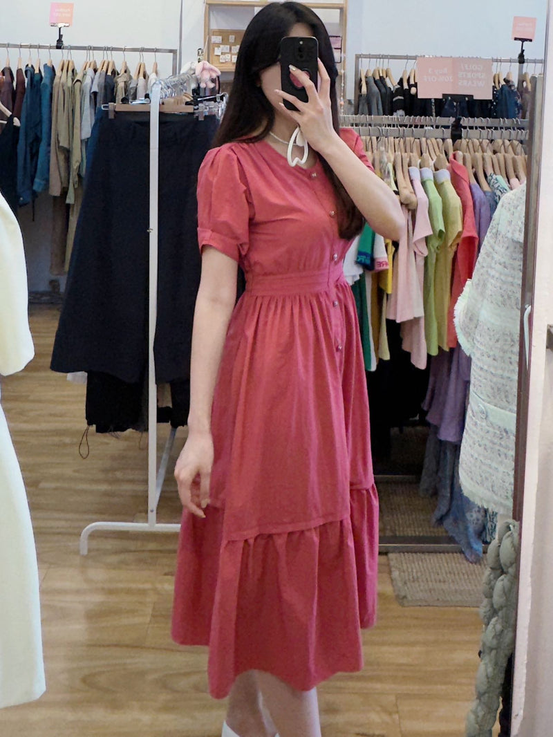 Summer Romance Pink Long Dress