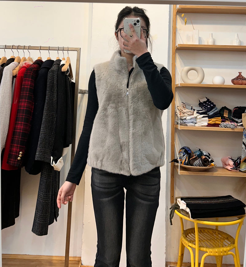 Furry Zip-Up Jacket