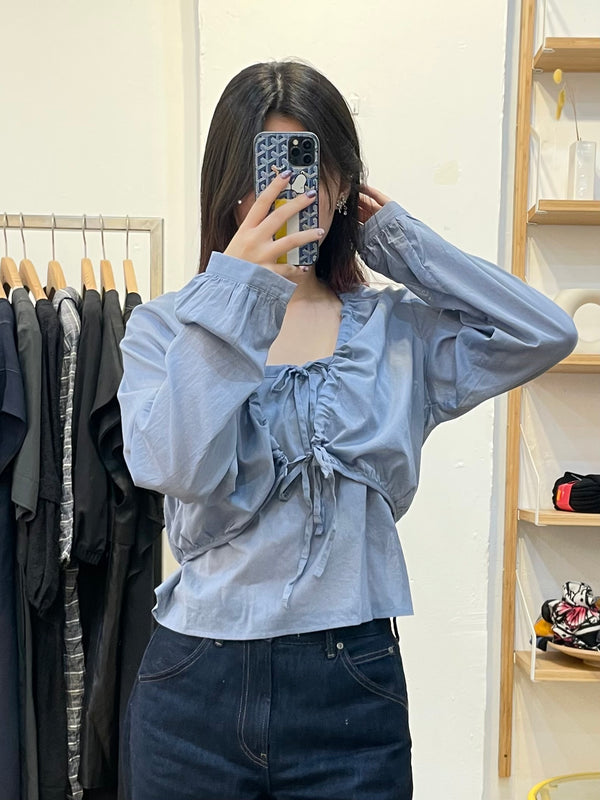 2-Piece Ruched Tank & Sleeve Set