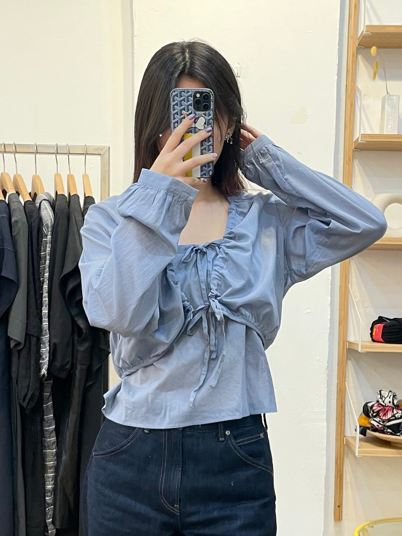 2-Piece Ruched Tank & Sleeve Set