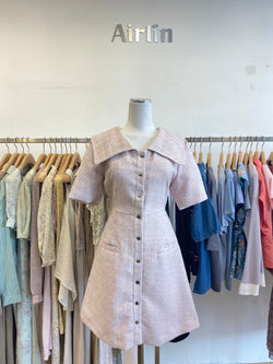 Tweed short sleeve dresses