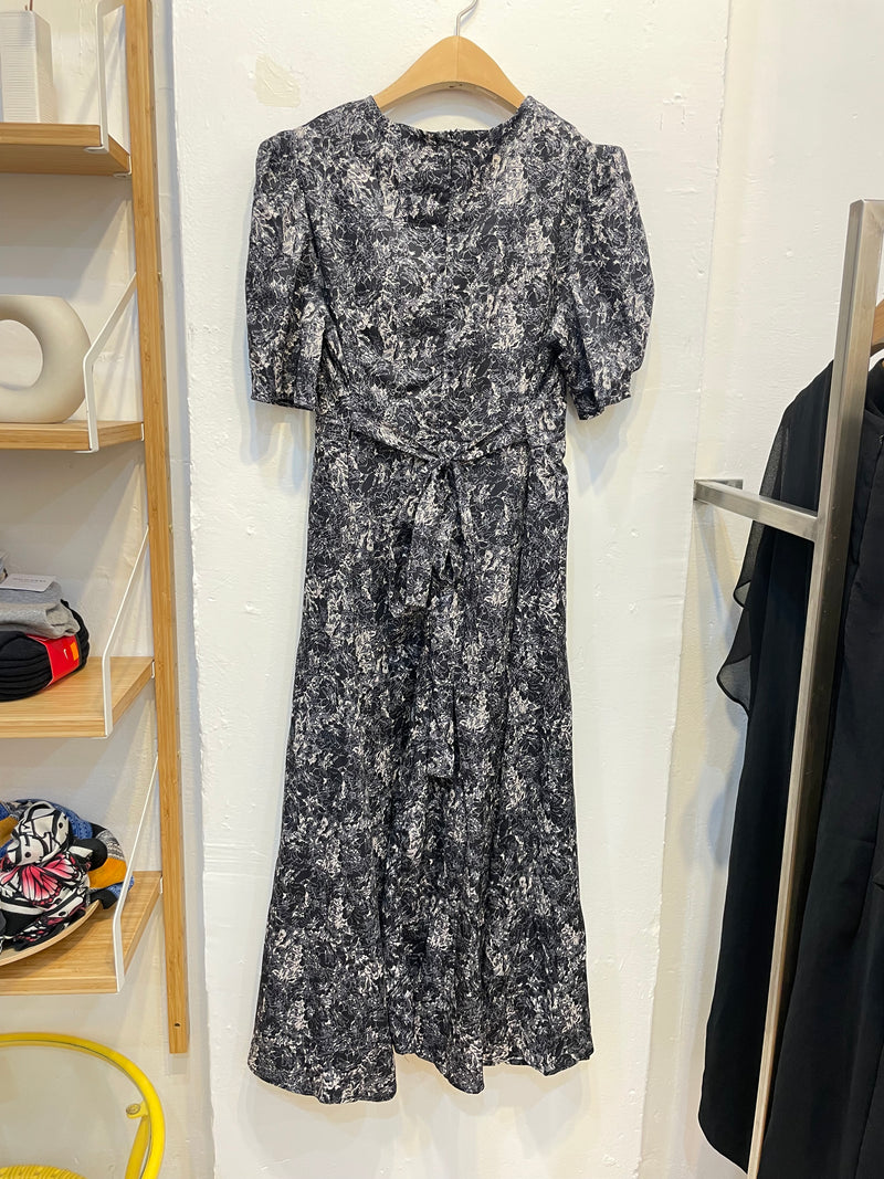 Floral Chiffon Maxi Dress