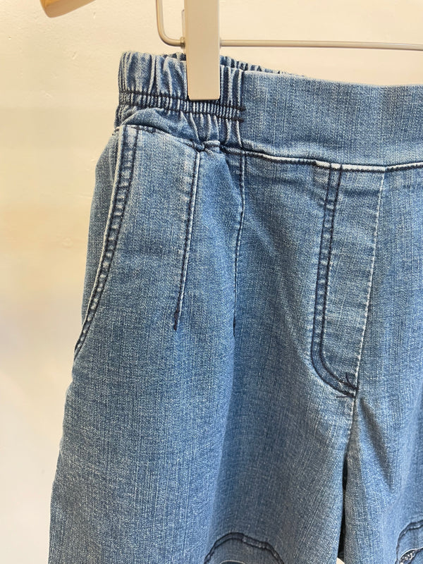 Stretchy Denim Shorts