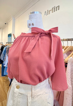 Rose Pink Ribbon Shirt