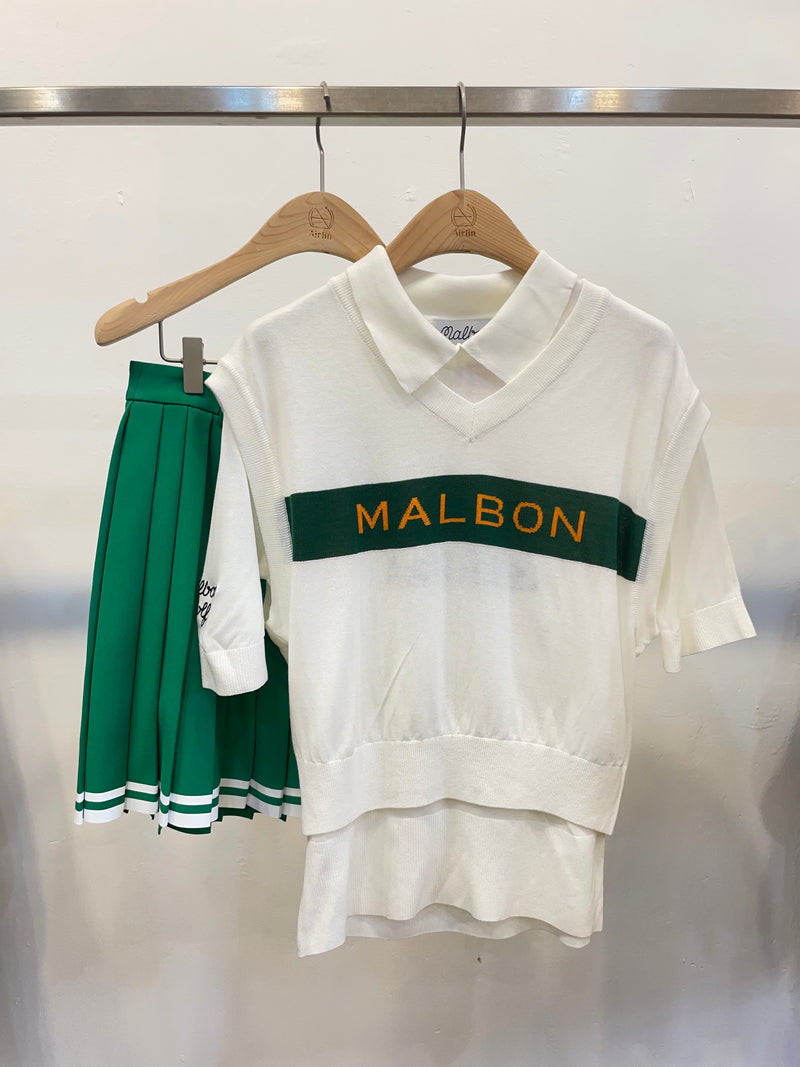 Malbon golf pleated skirts