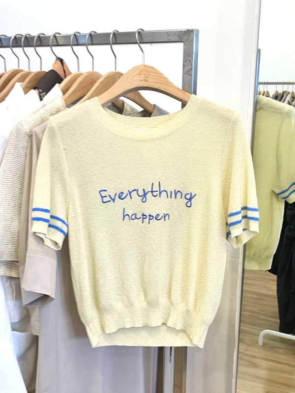 ‘Everything Happen’ Yellow Top