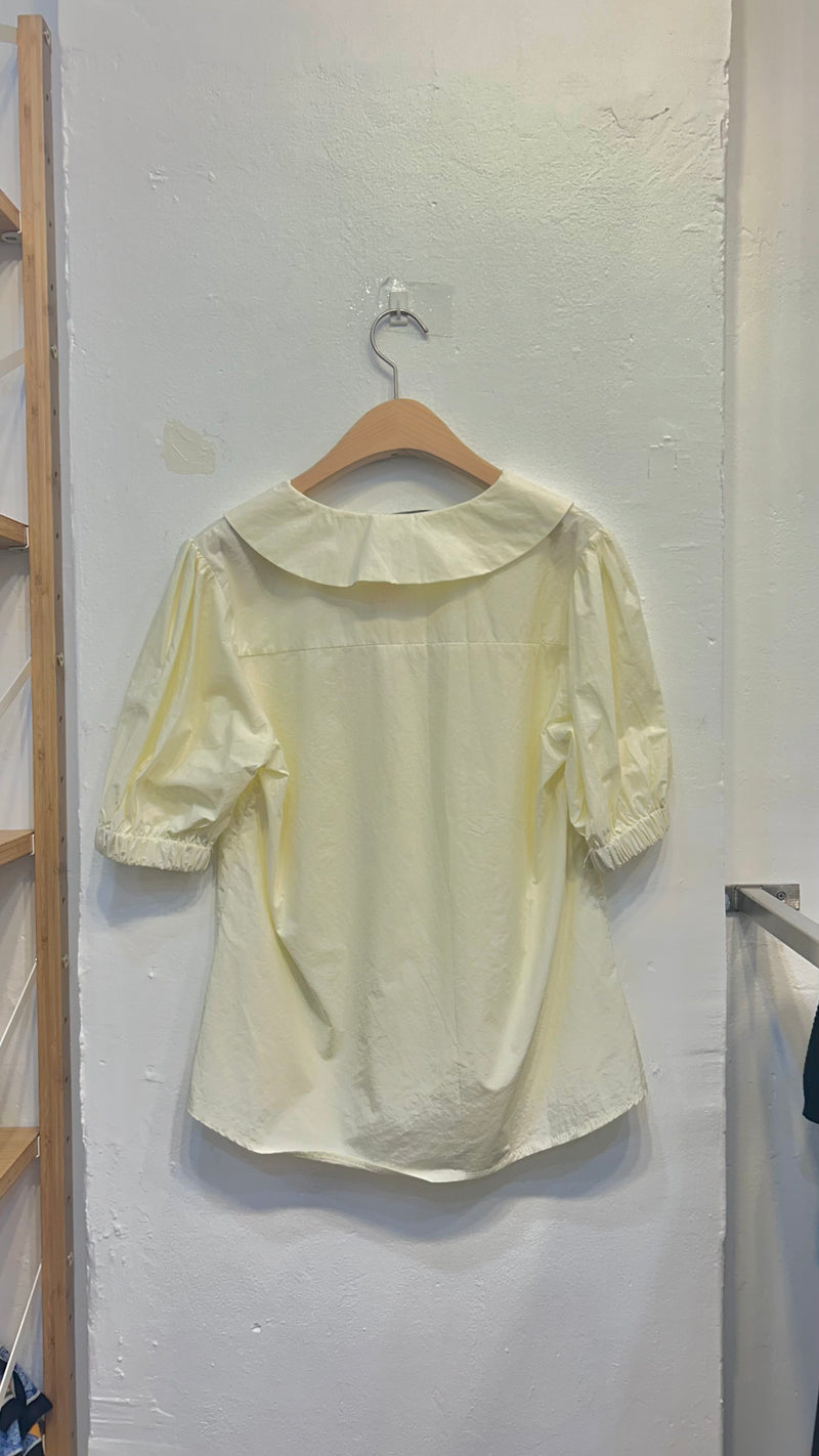 Summer white blouse shirt