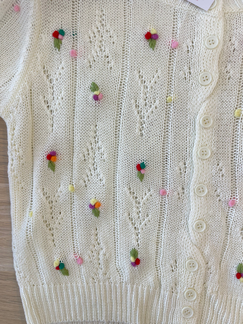 3D Floral Knit Top