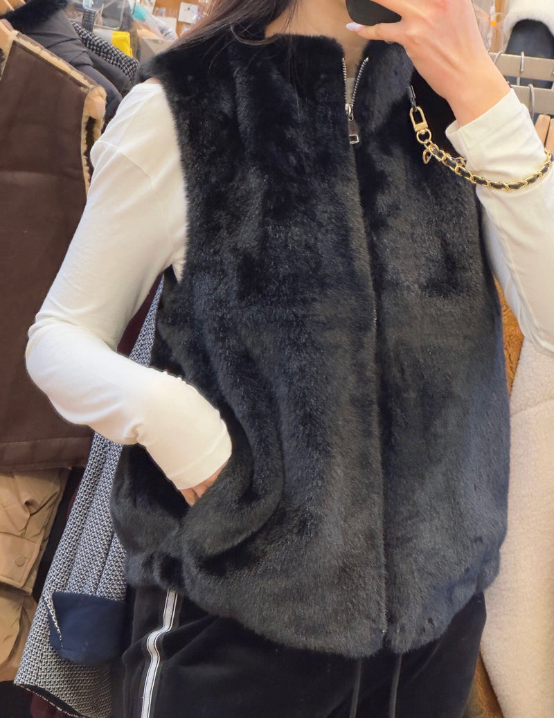 Furry Zip-Up Jacket