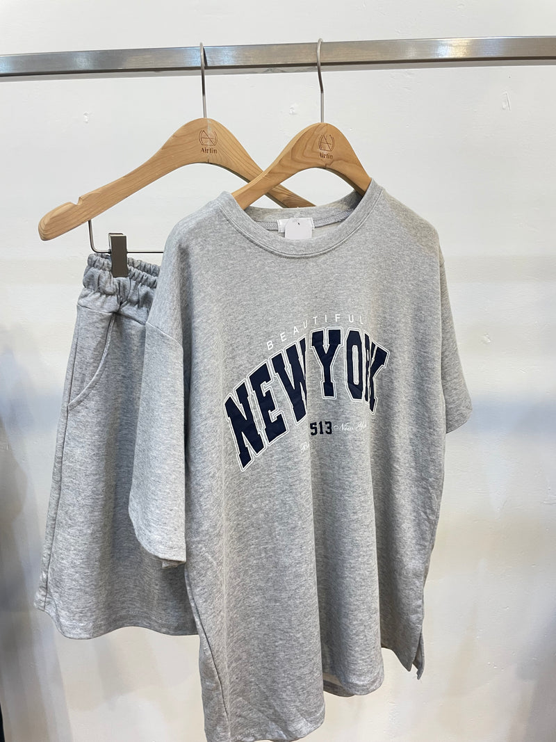 New York relaxed sweat tops