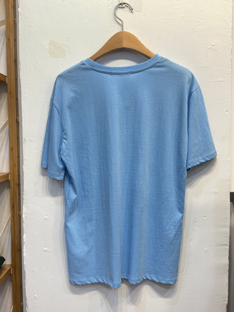 Blue Printed T-shirt