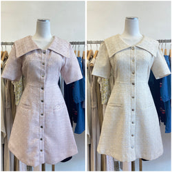 Tweed short sleeve dresses