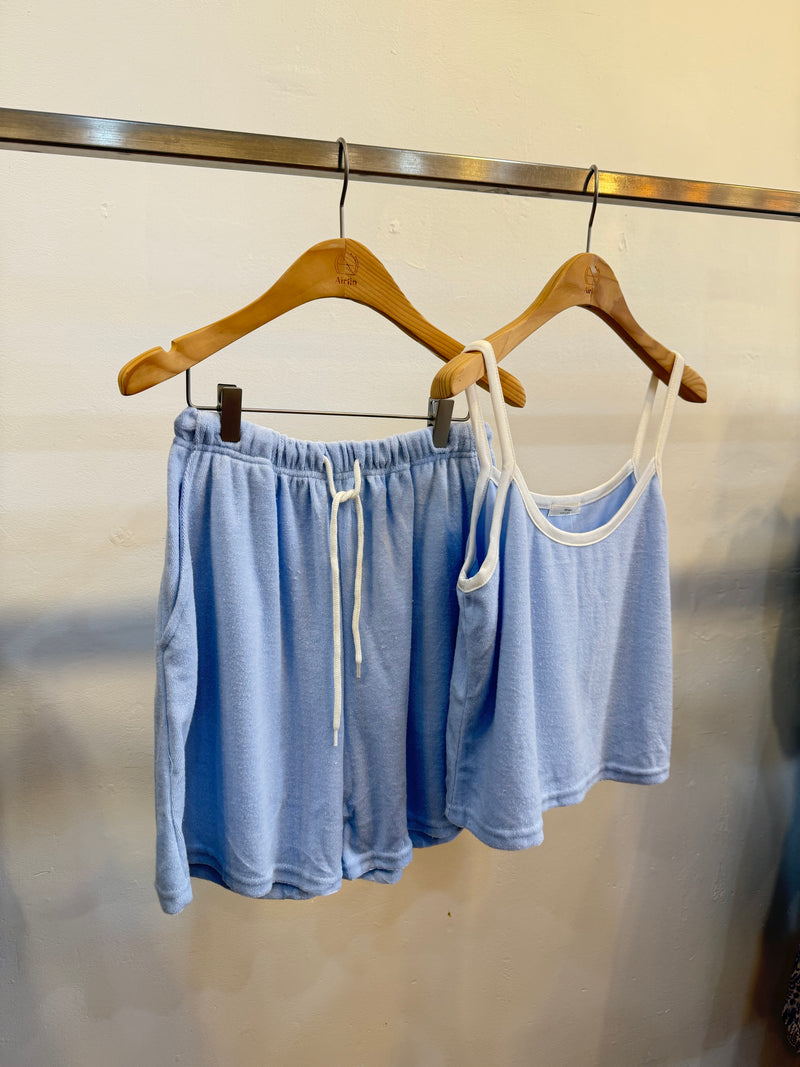 Blue Cami and Shorts Set