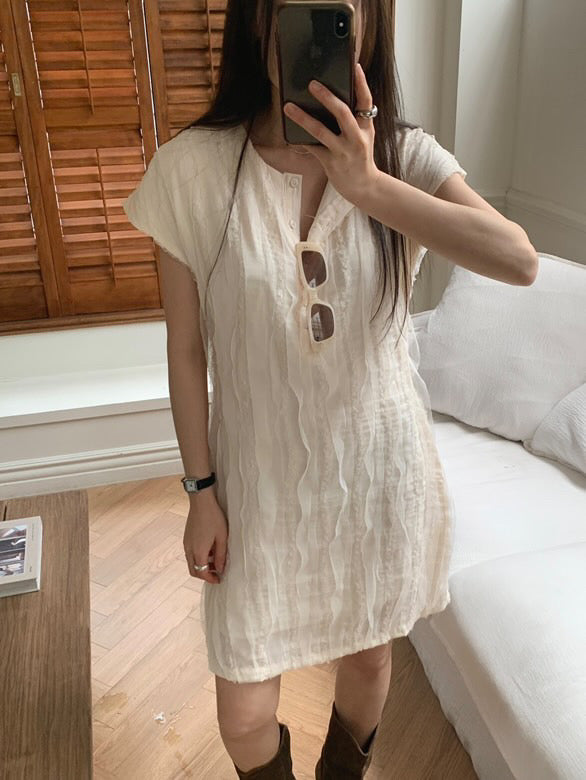 Ivory lace dress