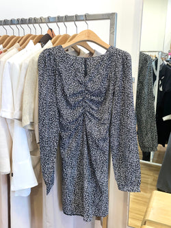 Midnight Bloom Waist Dress