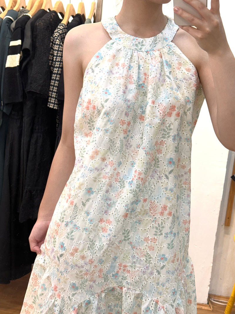 Cute Floral Sleeveless Dress