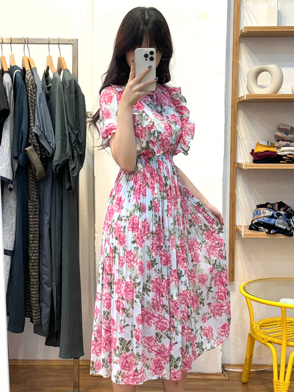 Spring Garden Floral Dress