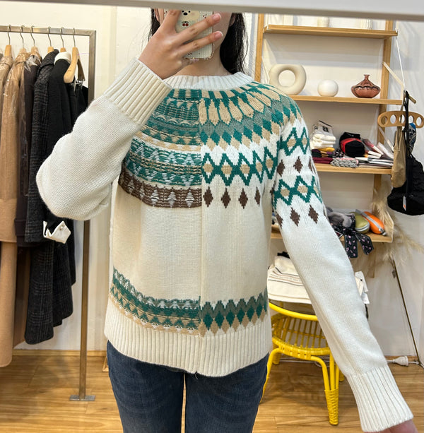 Unique pattern knit sweaters