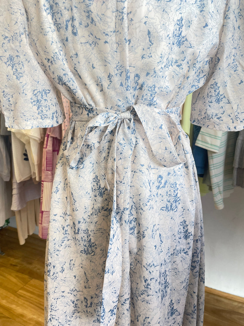 Floral Chiffon Maxi Dress