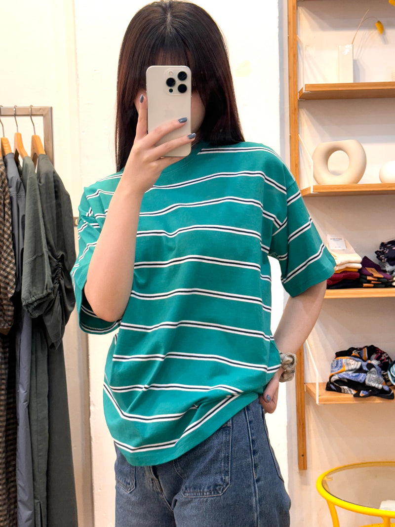 Green Stripe Classic T-shirt