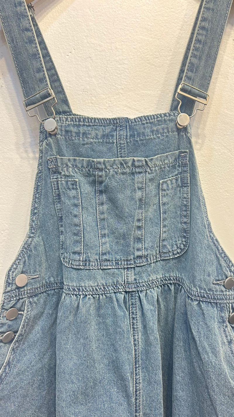 Overall denim dress