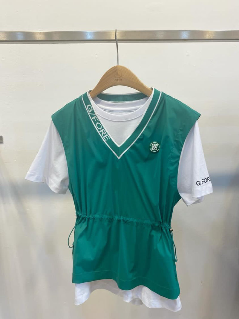 Green golf vest