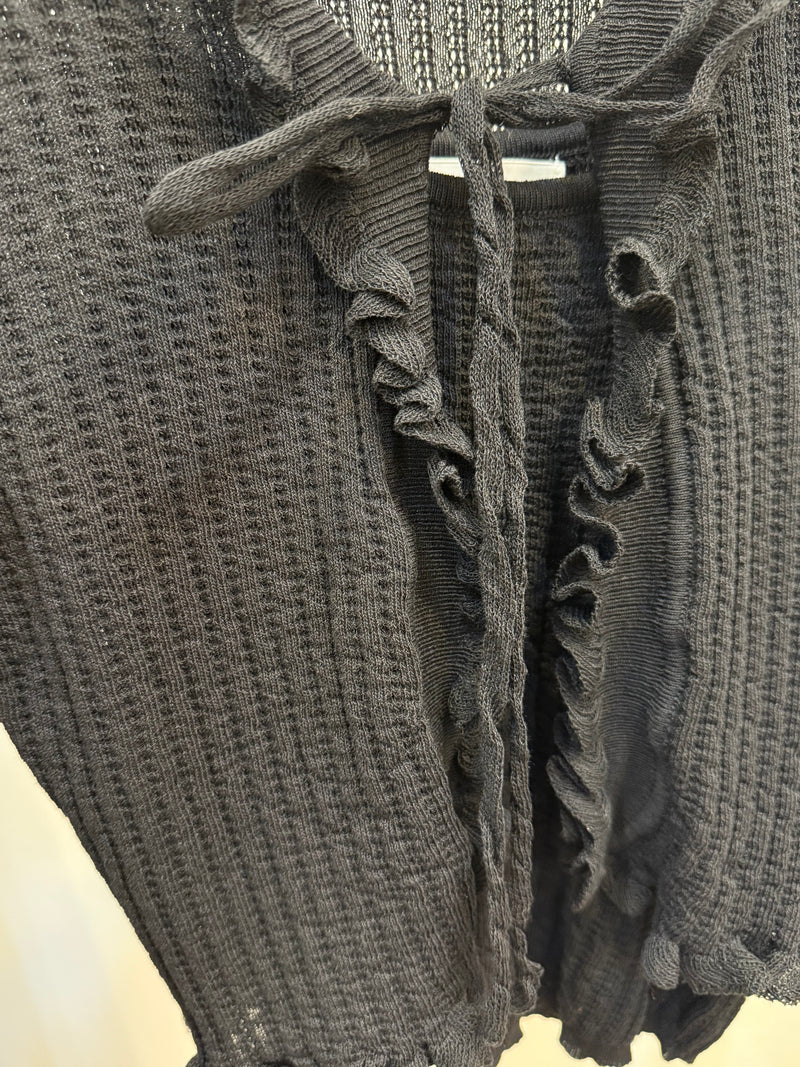 Knitted Singlet with Cardigan