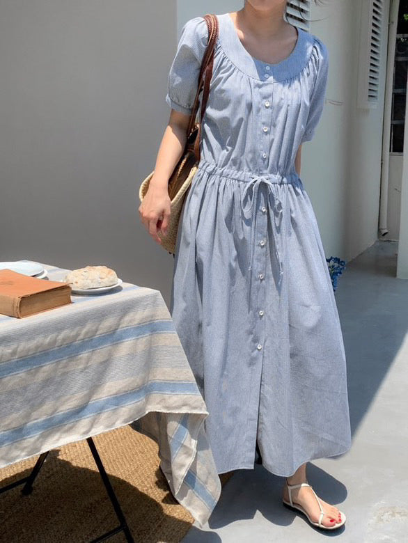 Long cotton summer dress