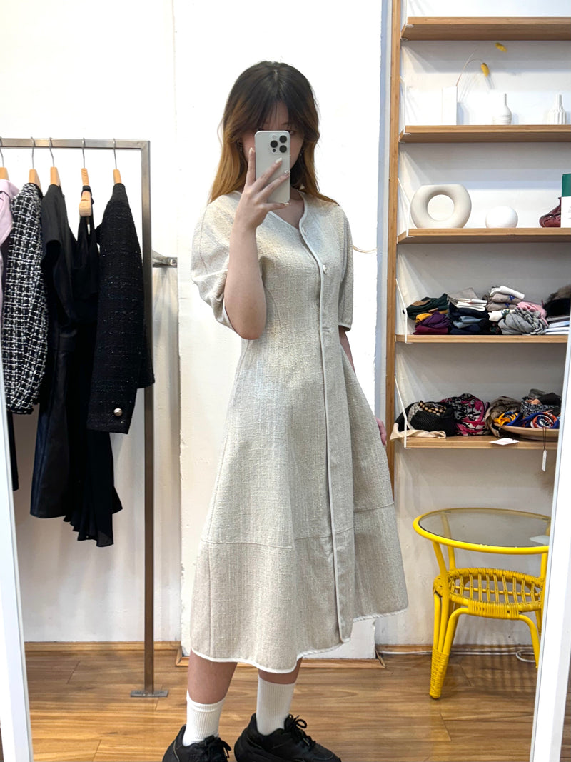 Simple A-line Linen dress