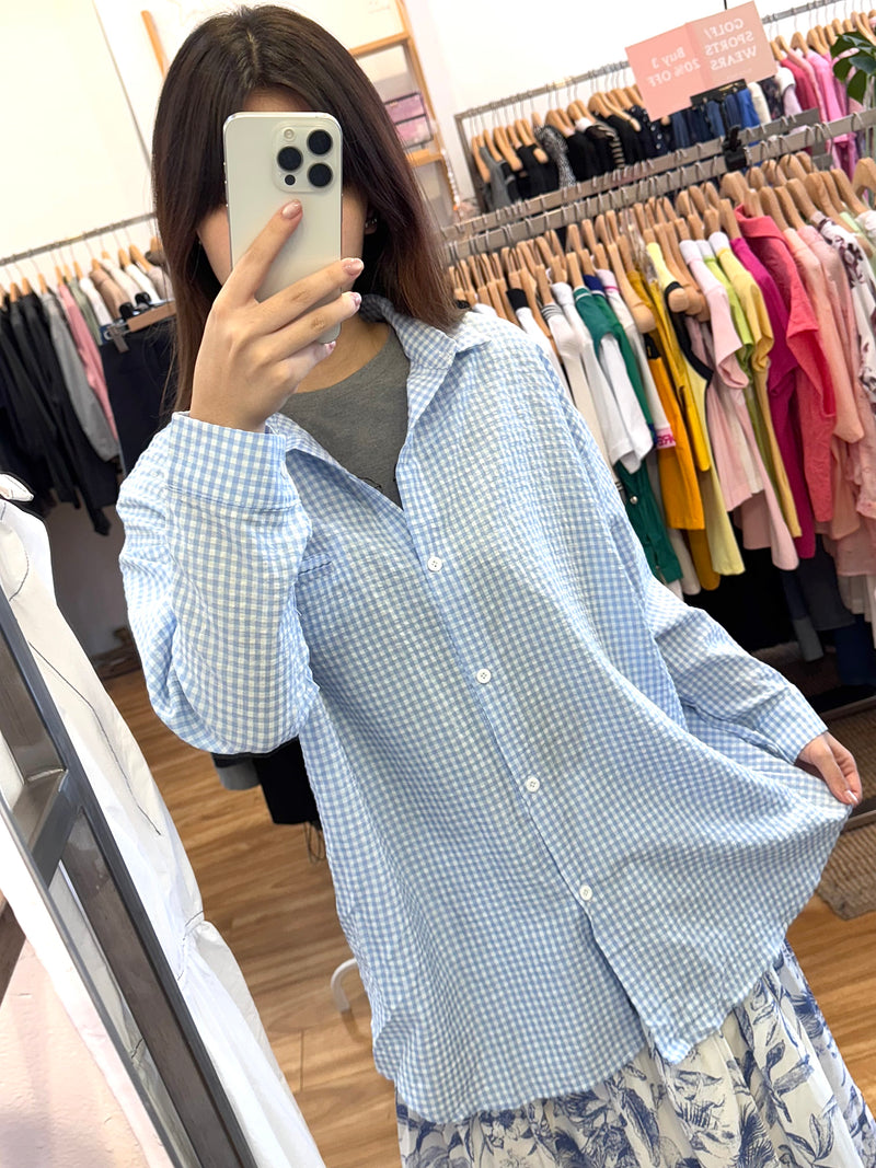 Summer light blue shirt