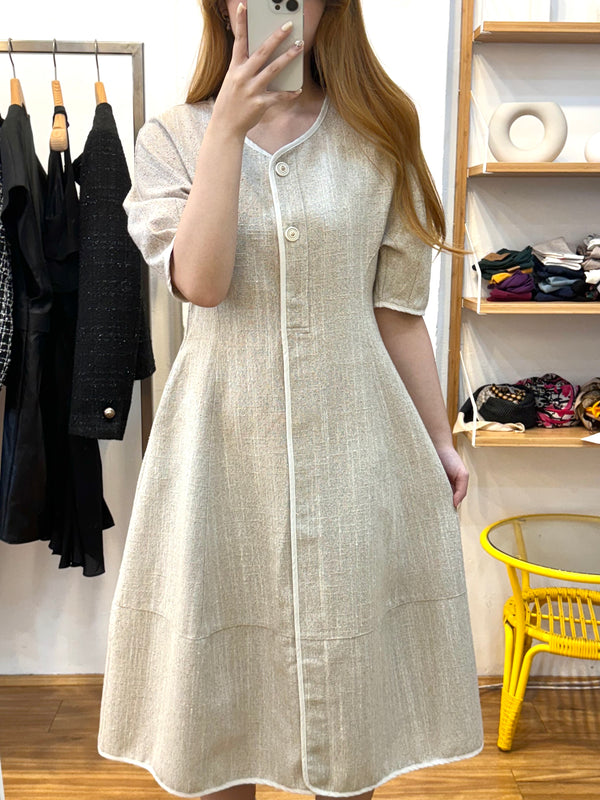 Simple A-line Linen dress