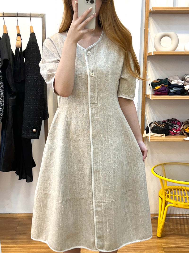 Simple A-line Linen dress