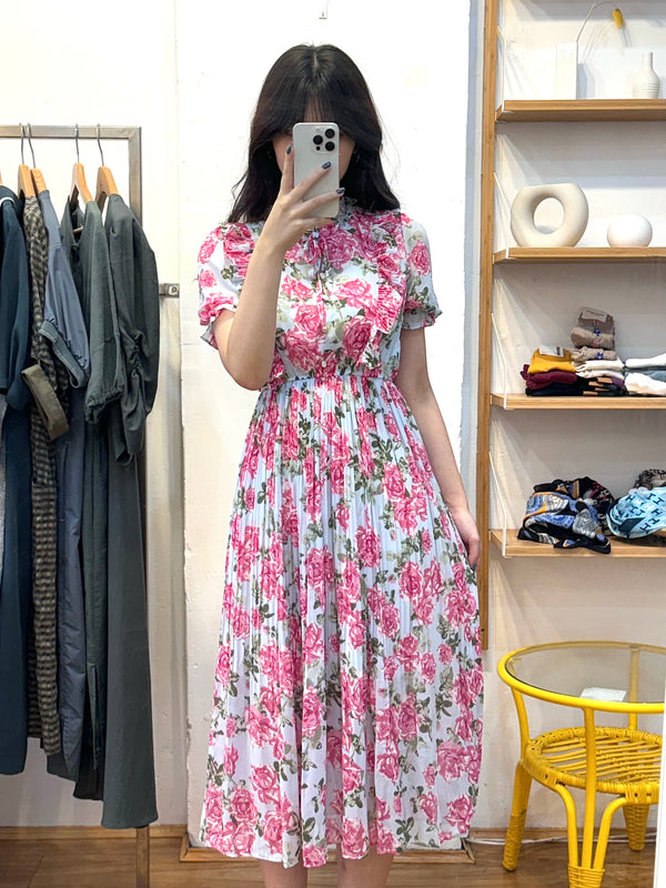 Spring Garden Floral Dress