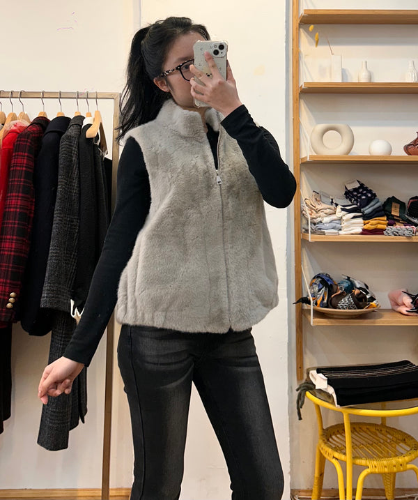 Furry Zip-Up Jacket