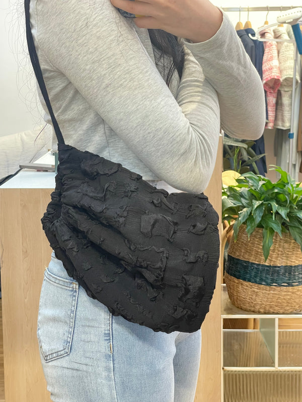 Black Statement Small Backpack
