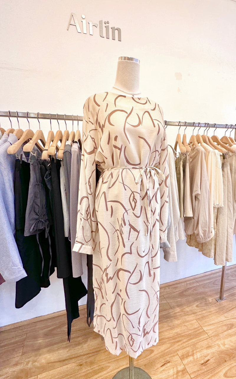 Beige maxi dress