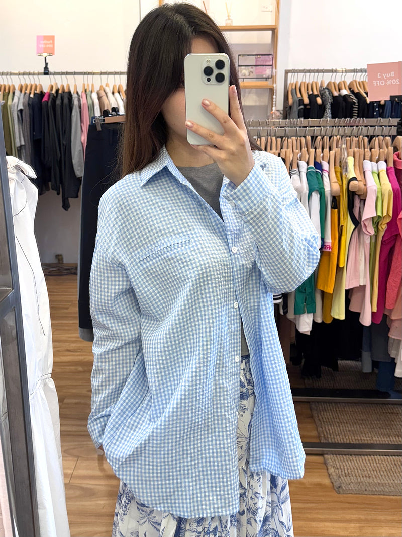 Summer light blue shirt