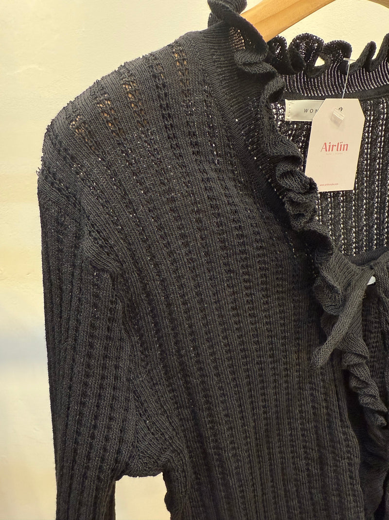 Knitted Singlet with Cardigan