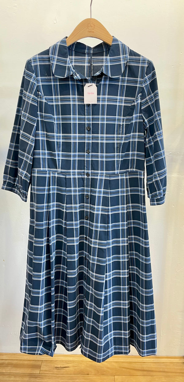 Checked Shirt Dress