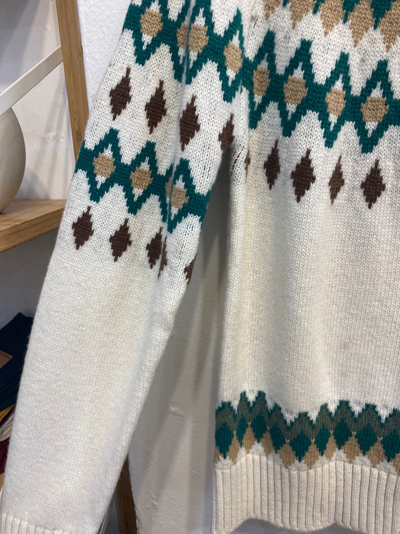 Unique pattern knit sweaters