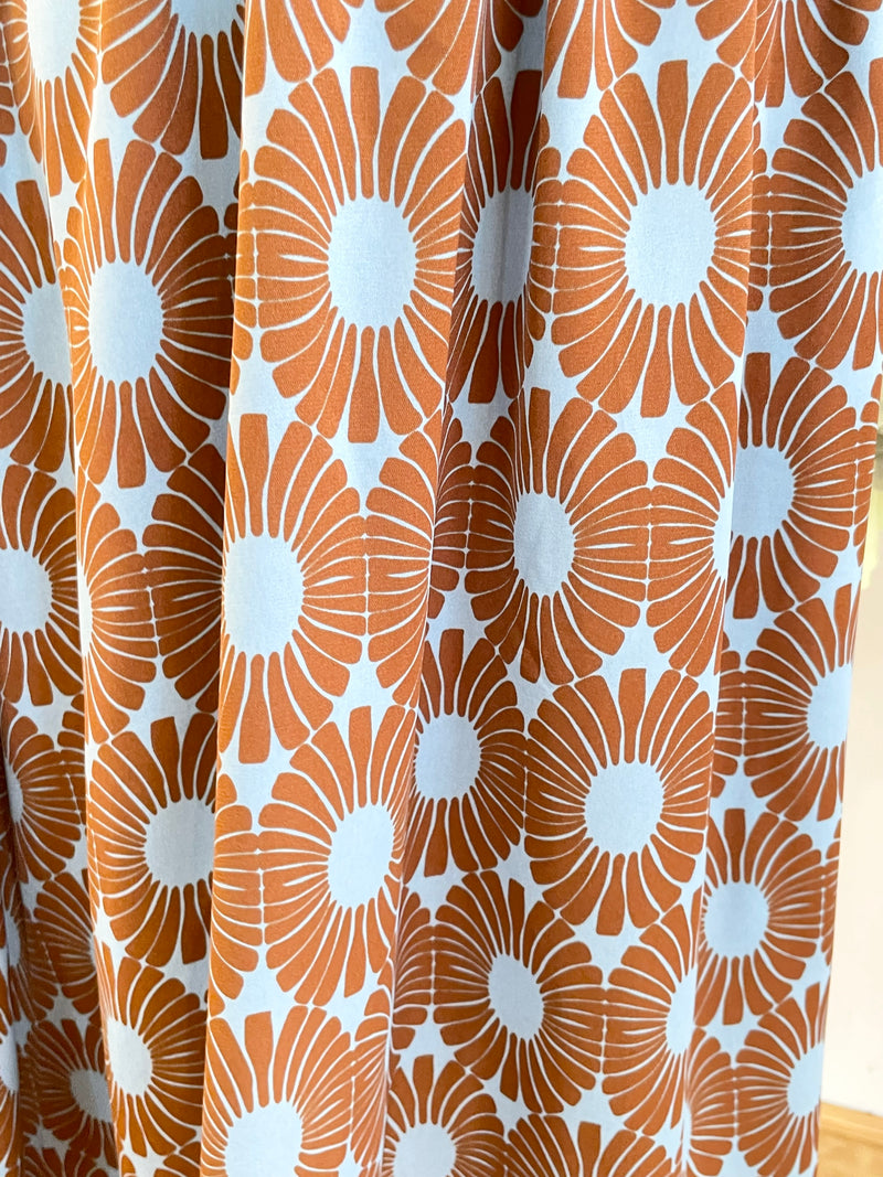 Chocolate Sky Floral Dress