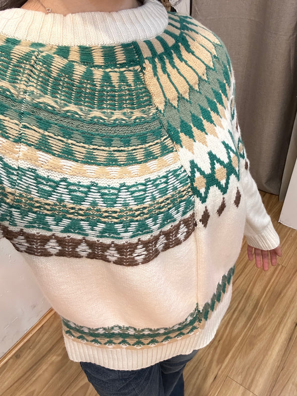 Unique pattern knit sweaters