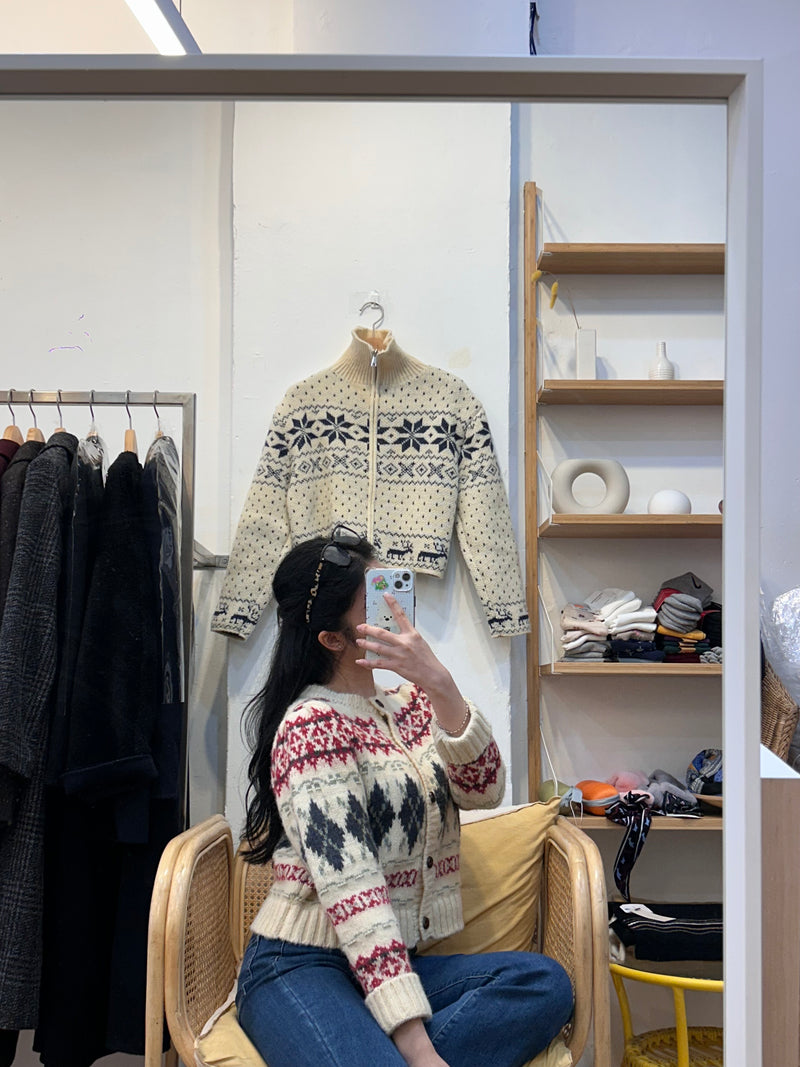 Nordic Pattern Cardigan