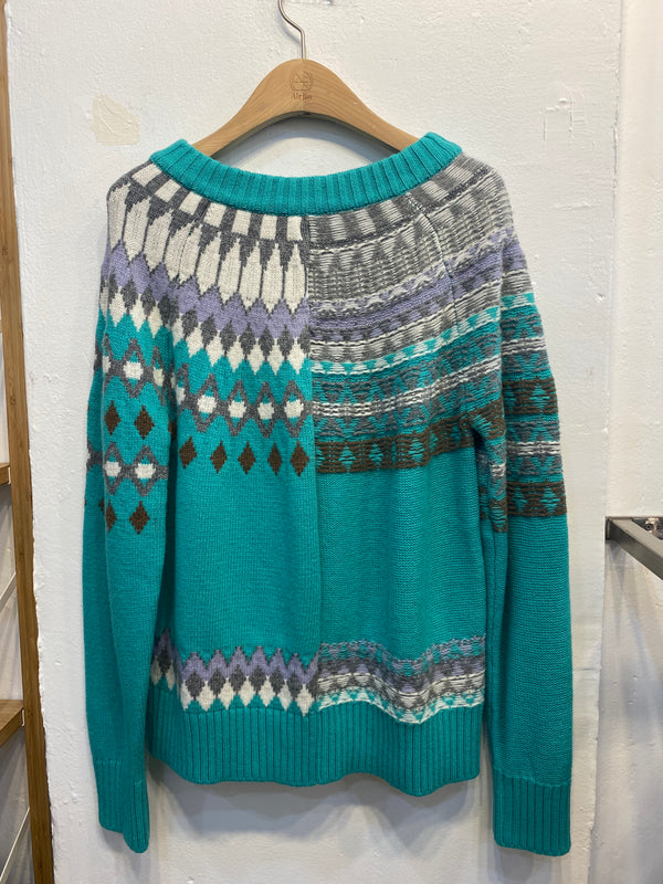 Unique pattern knit sweaters