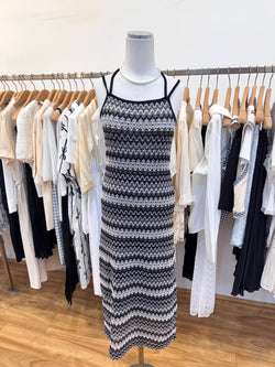 Grey Knit Long Dress